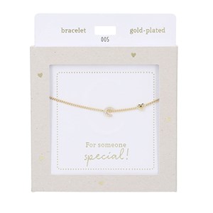 Depesche - Armbånd - Heart of Gold, Guld C